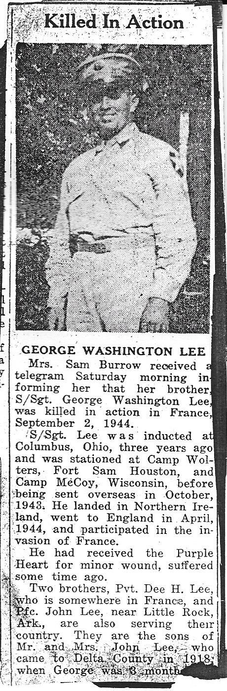 LEE George W  